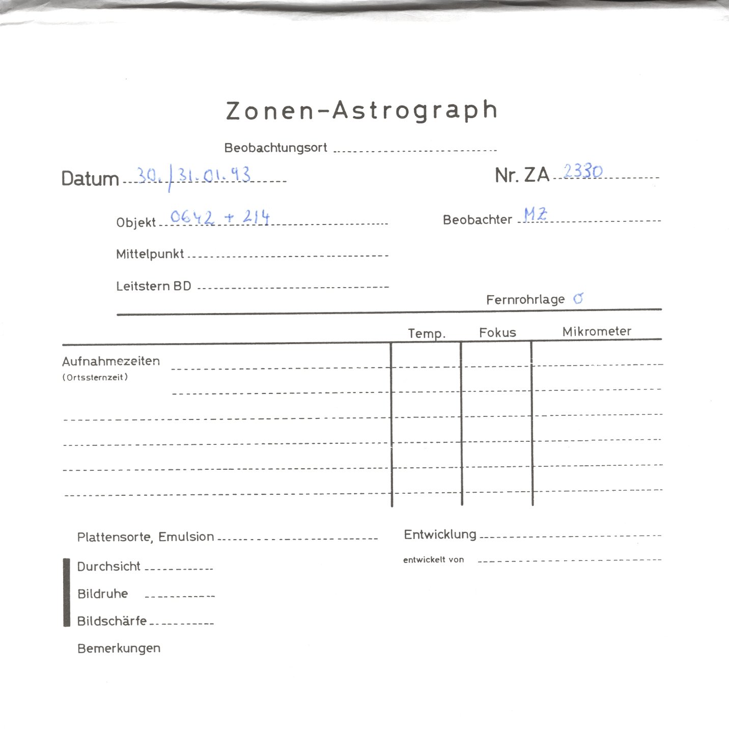 Plattenhuelle ZA02330