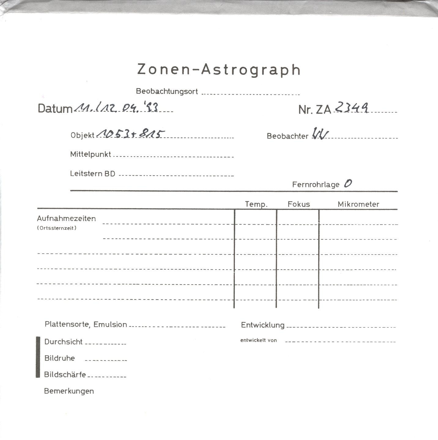 Plattenhuelle ZA02349