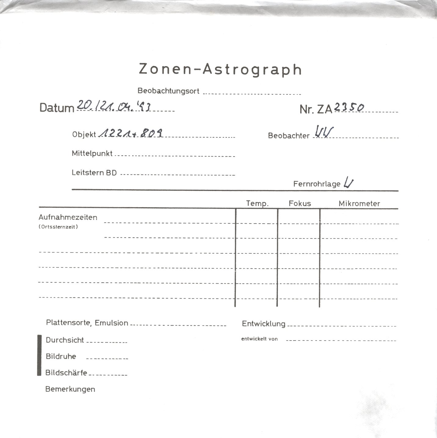 Plattenhuelle ZA02350