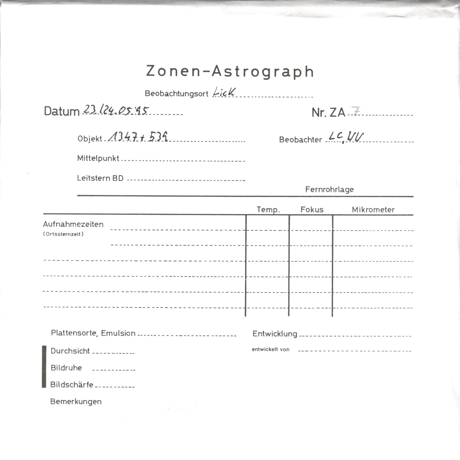 Plattenhuelle ZAL0007