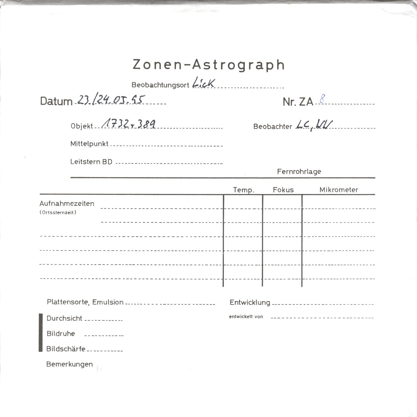 Plattenhuelle ZAL0008