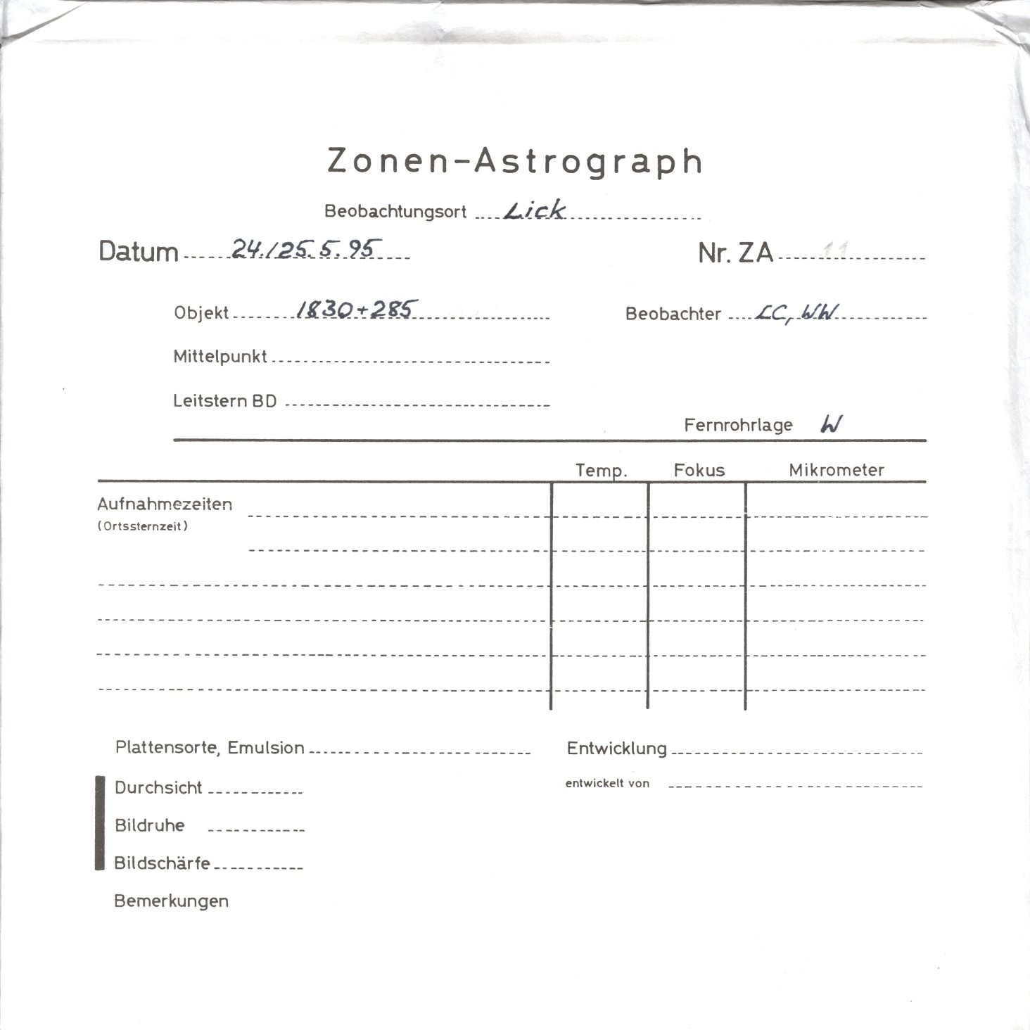 Plattenhuelle ZAL0011