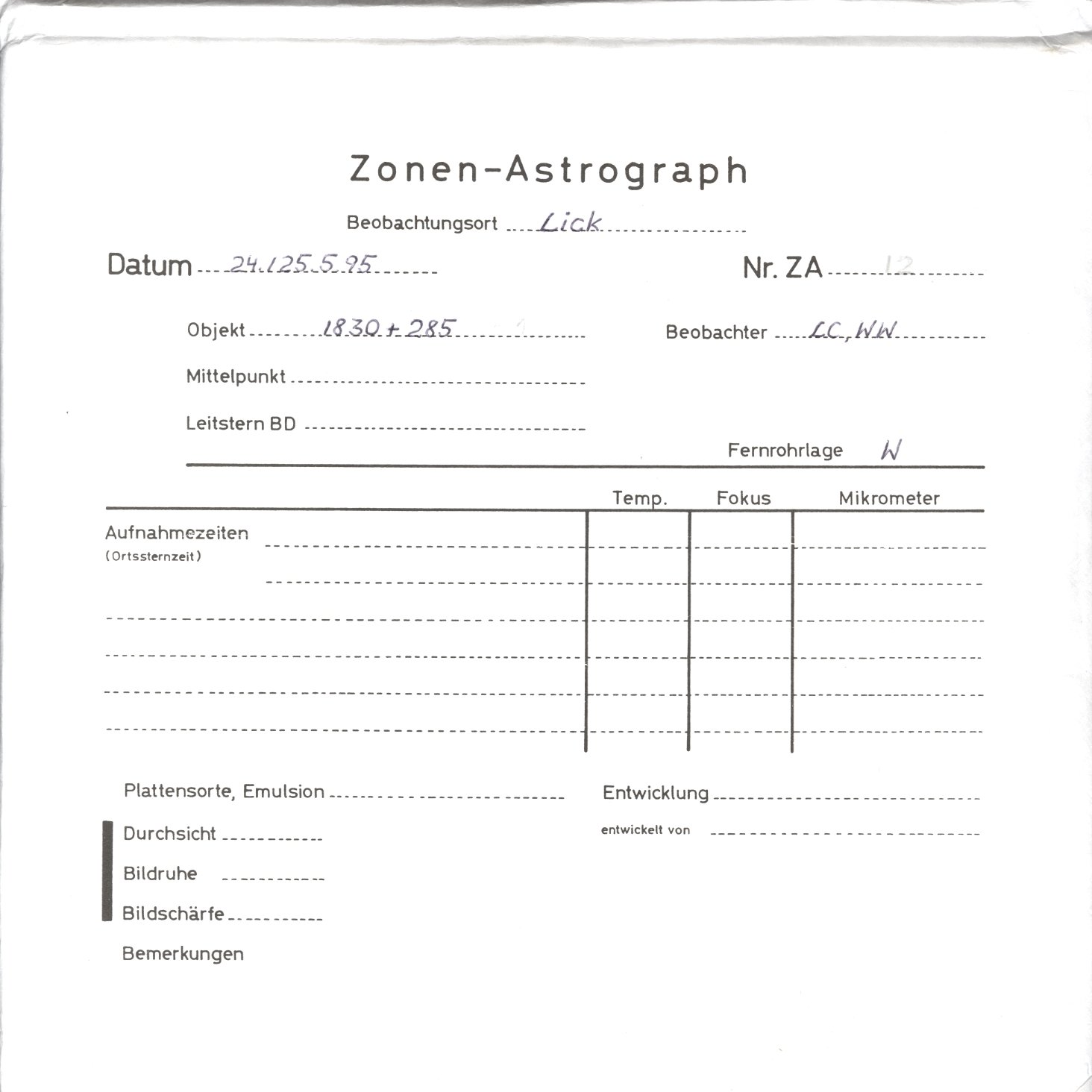 Plattenhuelle ZAL0012